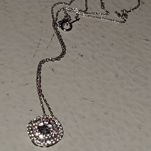 Sterling silver necklace and pendant
